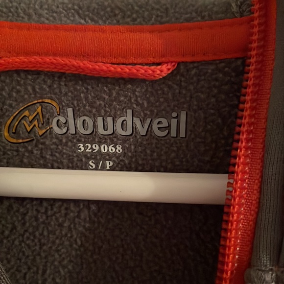 Pre loved orange/grey spring jacket by Cloud Veil - Picture 3 of 4